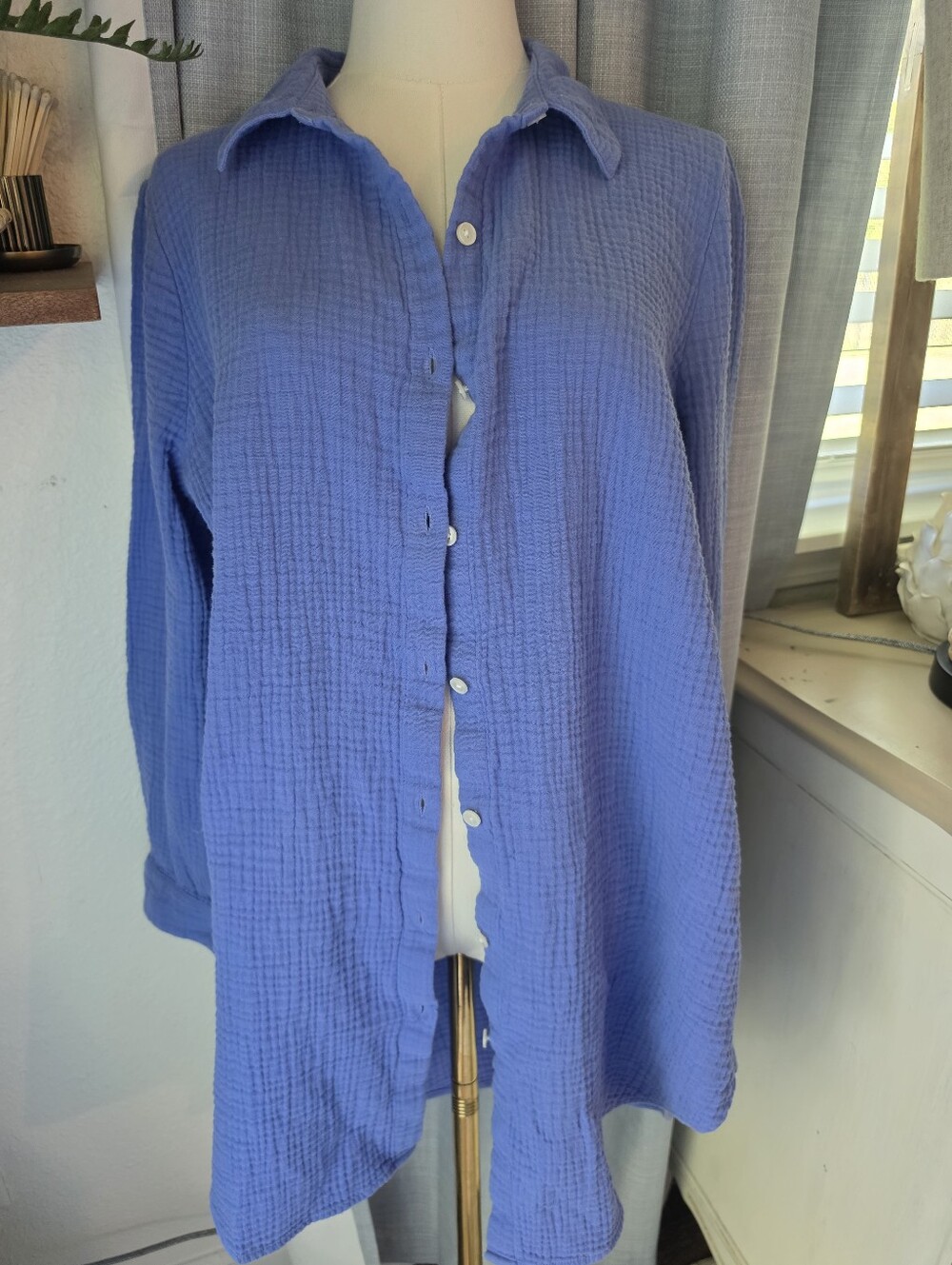 J. Crew Gauze Button Down